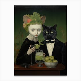 Cat And Mouse Canvas Print