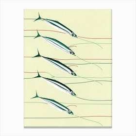 Sardines 6 Canvas Print