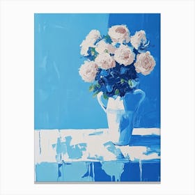 Blue Roses 7 Canvas Print