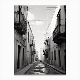 Lecce, Italy,  Black And White Analogue Photography  1 Canvas Print