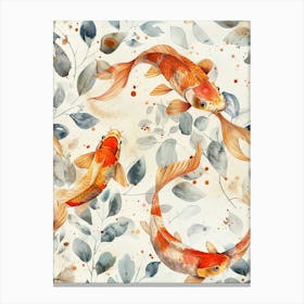 Watercolor Koi 01 Canvas Print