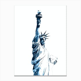 Statue Of Liberty Pop Art Canvas Print