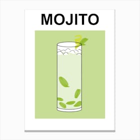 Mojito Cocktail  Canvas Print