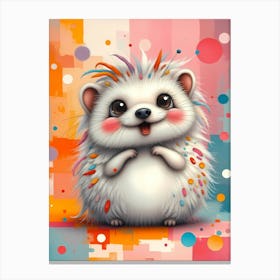 Pinky the Hedgehog": A Baby Artwork For Children Canvas Print