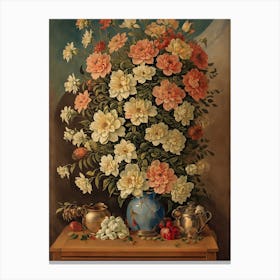 Flowers In A Vase Canvas Print