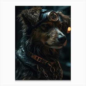 Steampunk Dog 1 Canvas Print