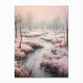 Dreamy Winter Painting Everglades National Park United States 3 Canvas Print
