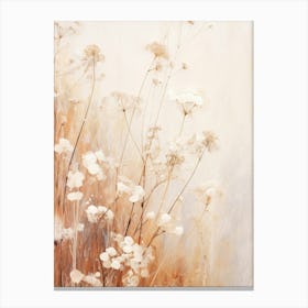 Boho Dried Flowers Gypsophila 8 Canvas Print