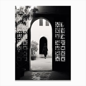 Marrakech, Morocco, Photography In Black And White 1 Canvas Print