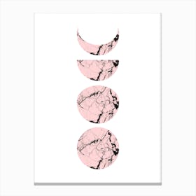 Pinkmoon Phases Canvas Print