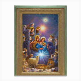 Nativity 8 Canvas Print