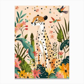 Cheetah In The Jungle 7 Canvas Print