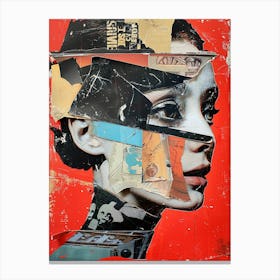 Collage Art Canvas Print