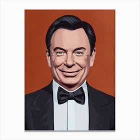 Mike Myers Illustration Movies Canvas Print