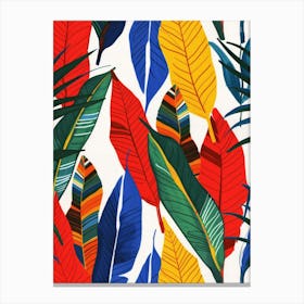 Tropical Leaves 191 Canvas Print