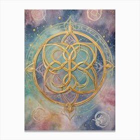 Cosmic Knot Canvas Print