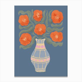 Flowers In A Vase Canvas Print