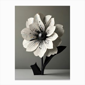 Flower Sculpture Canvas Print