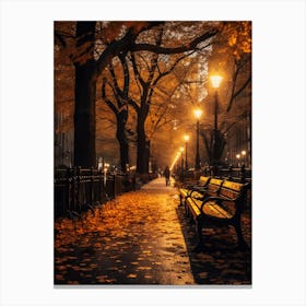 Autumn In Manhattan Canvas Print