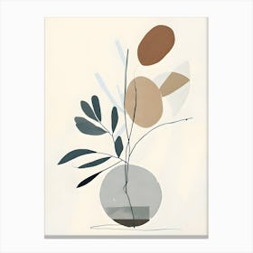 Abstract Arrangement In A Vase Canvas Print