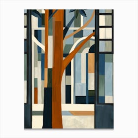 Tree In The Window 1 Canvas Print