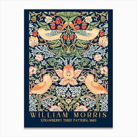 William Morris Strawberry Three Pattern Canvas Print