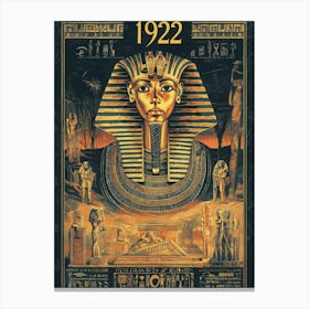 Aihrgdesign A Vintage Poster Celebrating The Discovery Of Tut 70379b48 98c1 4848 Bfe9 30006daa3b4e 3 Canvas Print