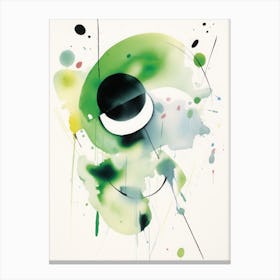 Green Abstractions Canvas Print