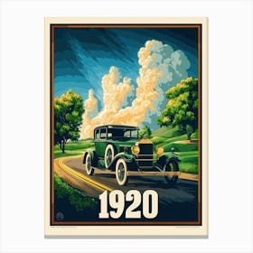 Aihrgdesign A Retro Industrial Poster Promoting Modern Automo 2f0f7a17 1da9 4f3c B13c 54a2b0a15f10 3 Canvas Print