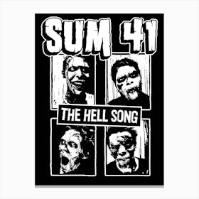 Sum 41 The Hell Song Canvas Print