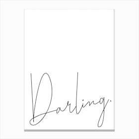 Darling Canvas Print