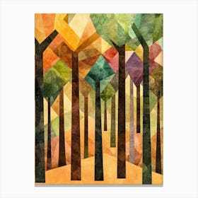 Abstract Of Trees Canvas Print