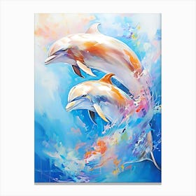 Dolphins Canvas Print