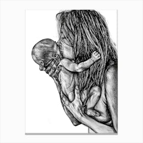 Mother And Child Canvas Print