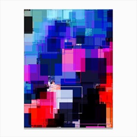 Abstract Squares 11 Canvas Print