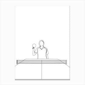 Ping Pong Player 3 Toile