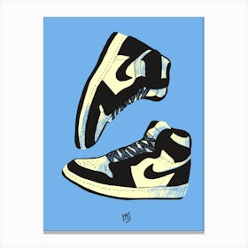 Blue Airs Canvas Print