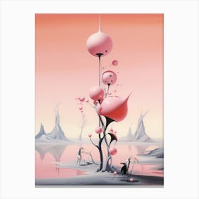 Pink Cosmos Canvas Print