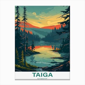 Taiga Forest Canvas Print