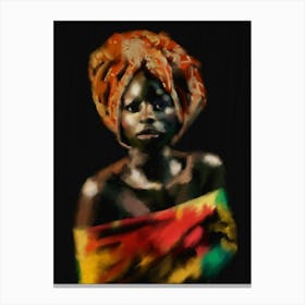 African Woman Canvas Print