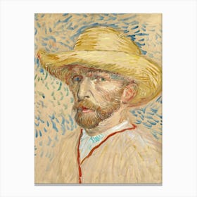 Portrait Of Vincent Van Gogh Canvas Print