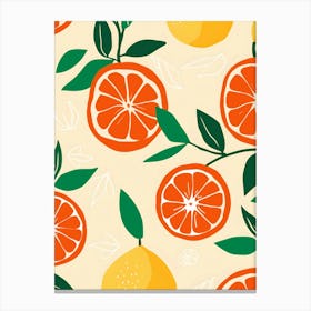 Oranges And Lemons Canvas Print