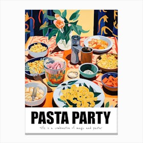 Pasta Party, Matisse Inspired 03 Canvas Print