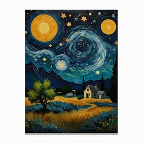 Starry Night 33 Canvas Print