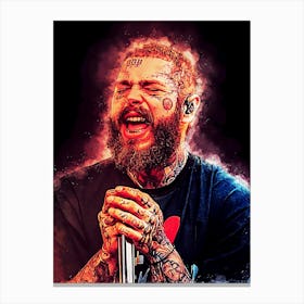 Post Malone Perform Canvas Print