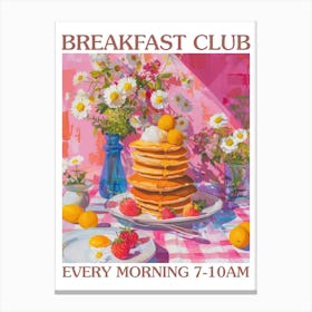 Breakfast Club Pancakes 2 Canvas Print