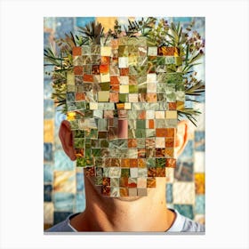 Mosaic Man Canvas Print