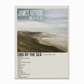 Sins By The Sea By James Arthur 2011 Poster 1 Canvas Print