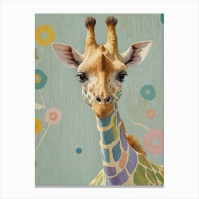 Whimsical Giraffe Canvas Print