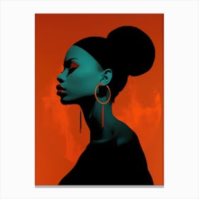Portrait Of African Woman 11 Canvas Print